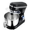 Stand Mixer, 5QT Dough Mixer, 10+P Speeds Tilt-head Food Mixer, Kitchen Mixer with Stainless Steel Bowl, Dough Hook, Wire Whip, Beater, Scraper
