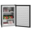 HOMCOM Upright Freezer, 3.0 Cubic Feet Compact Mini Freezer with Reversible Single Door and Adj Thermostat, Small freezer for Home, Dorm