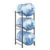 VEVOR 3 Tiers Water Jug Holder Single Row Water Bottle Rack for 3 Bottles Black