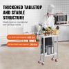 VEVOR Stainless Steel Work Table with Wheels 24 x 12 x 32 Inch Prep Table with 4 Casters Heavy Duty Work Table for Commercial Kitchen Restaurant Busin