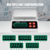 VEVOR Industrial Counting Scale, 10 kg x 0.1 g, Digital Scale for Parts and Coins, g/kg/lb/oz/ct Units