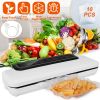 Electric Vacuum Sealer Machine Household Automatic Food Vacuum Sealer Quick Sealing System Machine For Fresh Food Dry Moist Food