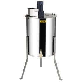 VEVOR Electric Honey Extractor, Frames Honey Spinner Extractor, Stainless Steel Beekeeping Extraction (size: 4/8)