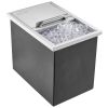 VEVOR Drop in Ice Chest,Stainless Steel Ice Cooler, Commercial Ice Bin with Sliding Cover, Outdoor Kitchen Ice Bar