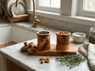 Olive Wood Canisters Set