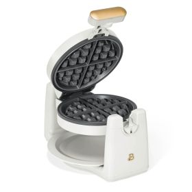 Rotating Belgian Waffle Maker, by Drew Barrymore (Color: whiteicing)
