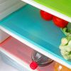 4 /8/12Pcs Refrigerator Liners; Washable Mats Covers Pads; Home Kitchen Gadgets Accessories Organization For Top Freezer Glass Shelf Wire Shelvin
