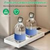 Pull Out Pots and Pans Organizer for Cabinet - 8 Adjustable Dividers, Tool-Free Installation, Damping Rail for Smooth Access