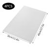 4 /8/12Pcs Refrigerator Liners; Washable Mats Covers Pads; Home Kitchen Gadgets Accessories Organization For Top Freezer Glass Shelf Wire Shelvin