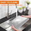 Stainless Steel Cutting Board for Kitchen - Large 304 Chopping Boards with Lid and Non-Slip Pad for Countertop