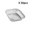 8"x8" Disposable Aluminum Foil Meal Prep Cookware Square Pans, Oven, Toaster, Grill, Cooking, Roasting, Broiling, Baking, Event, Take Out, Restau