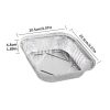 8"x8" Disposable Aluminum Foil Meal Prep Cookware Square Pans, Oven, Toaster, Grill, Cooking, Roasting, Broiling, Baking, Event, Take Out, Restau