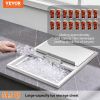 VEVOR Drop in Ice Chest,Stainless Steel Ice Cooler, Commercial Ice Bin with Sliding Cover, Outdoor Kitchen Ice Bar