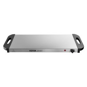 VEVOR Electric Warming Tray Buffet Food Warming w/ Temp Control (Design: stainlesssteel)